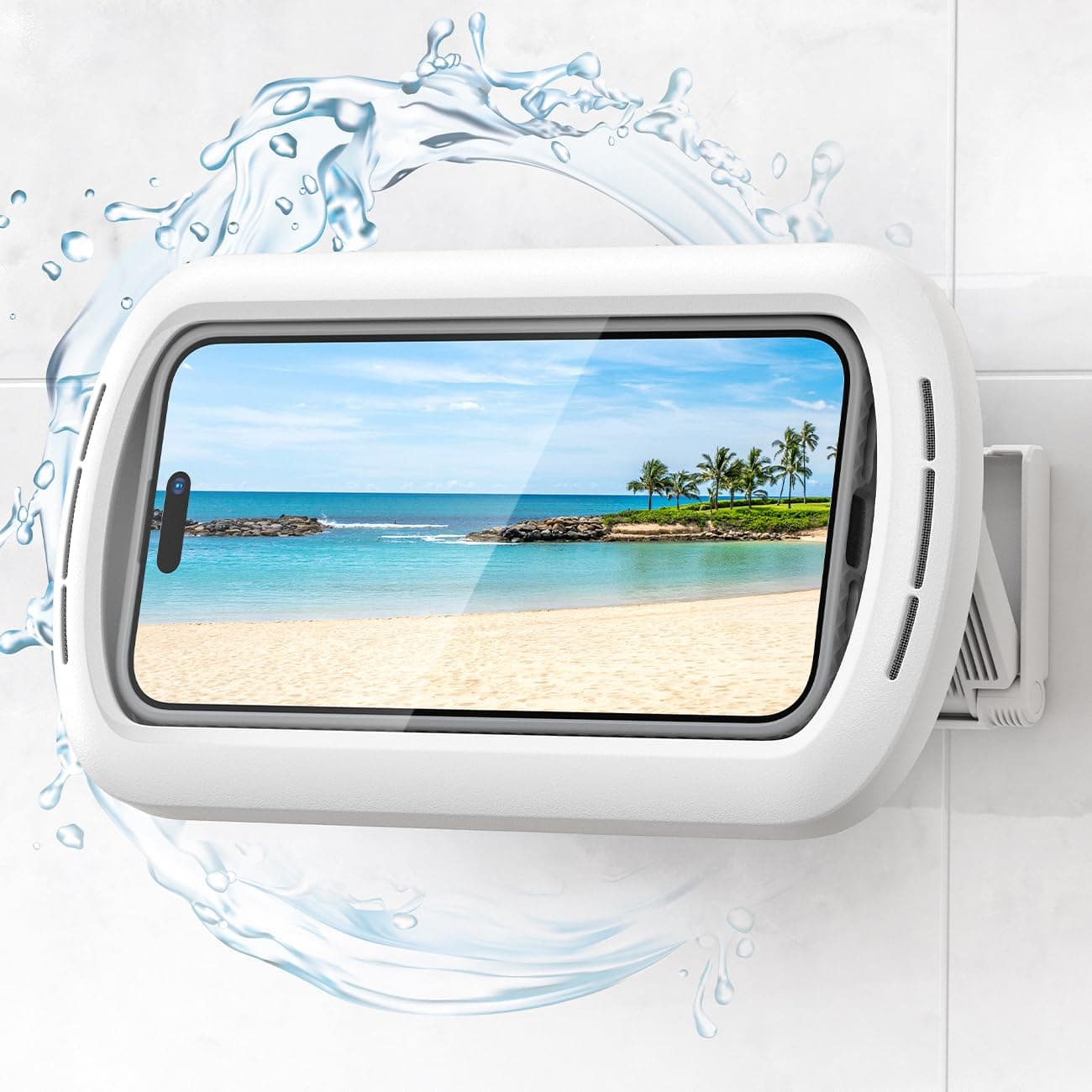 Adhesive Waterproof Shower Phone Holder