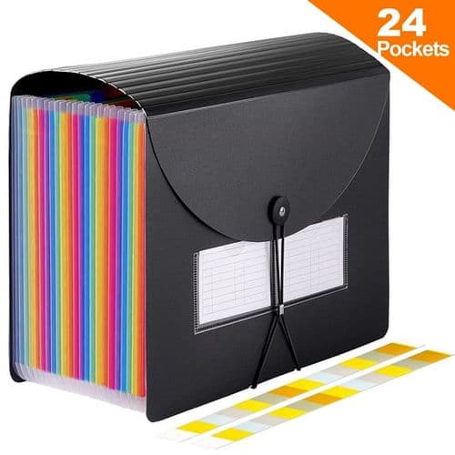 Expanding Accordion File Folder Organizer A4 Letter Size