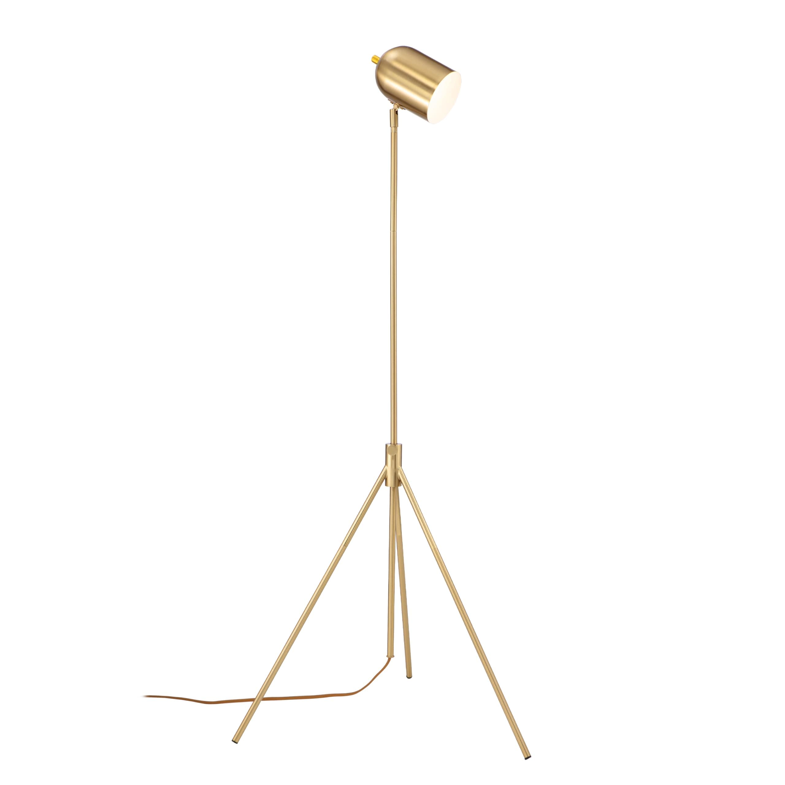 Adjustable Head Tripod Floor Lamp