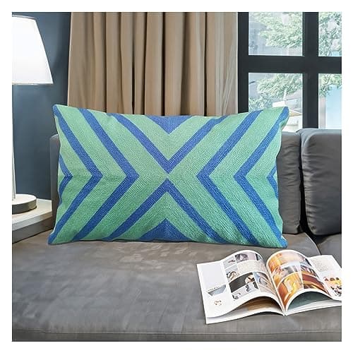 Aitliving Linen Decorative Pillow Cover Handmade