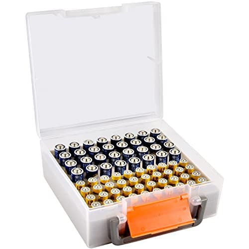 ALCYON Large Capacity 269-Battery Organizer Case