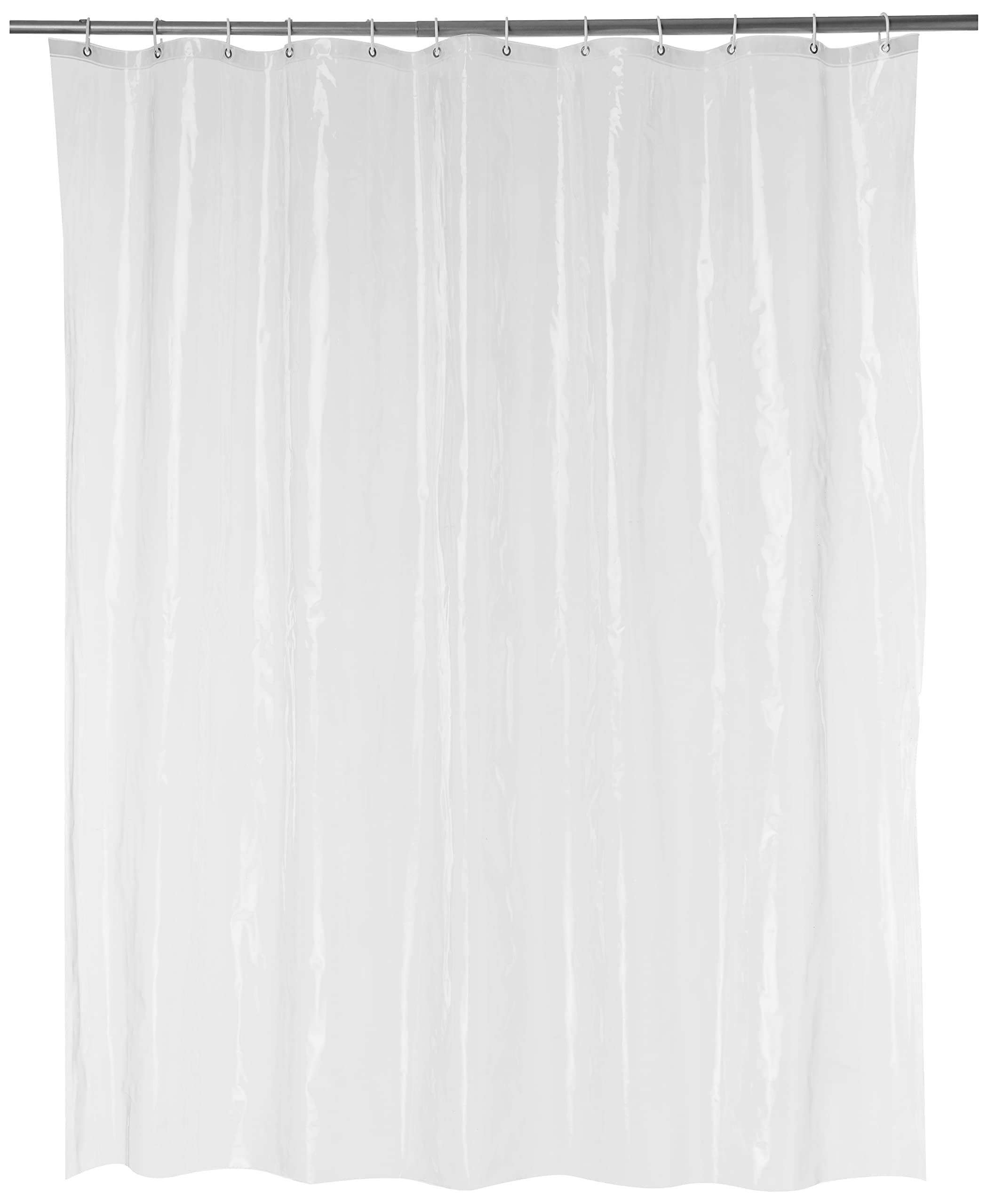 Amazon Basics 8-Gauge PEVA Shower Curtain Liner