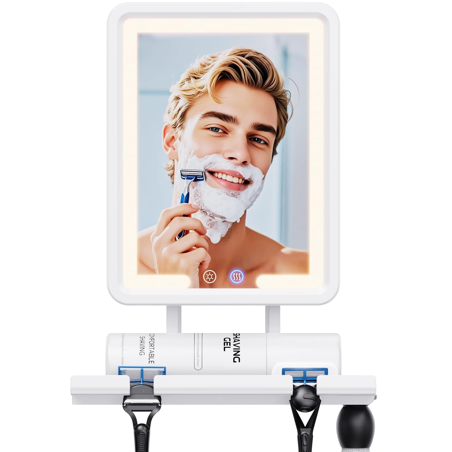 APHUIME Large Fogless Shower Mirror (11 in x 7.5 in)