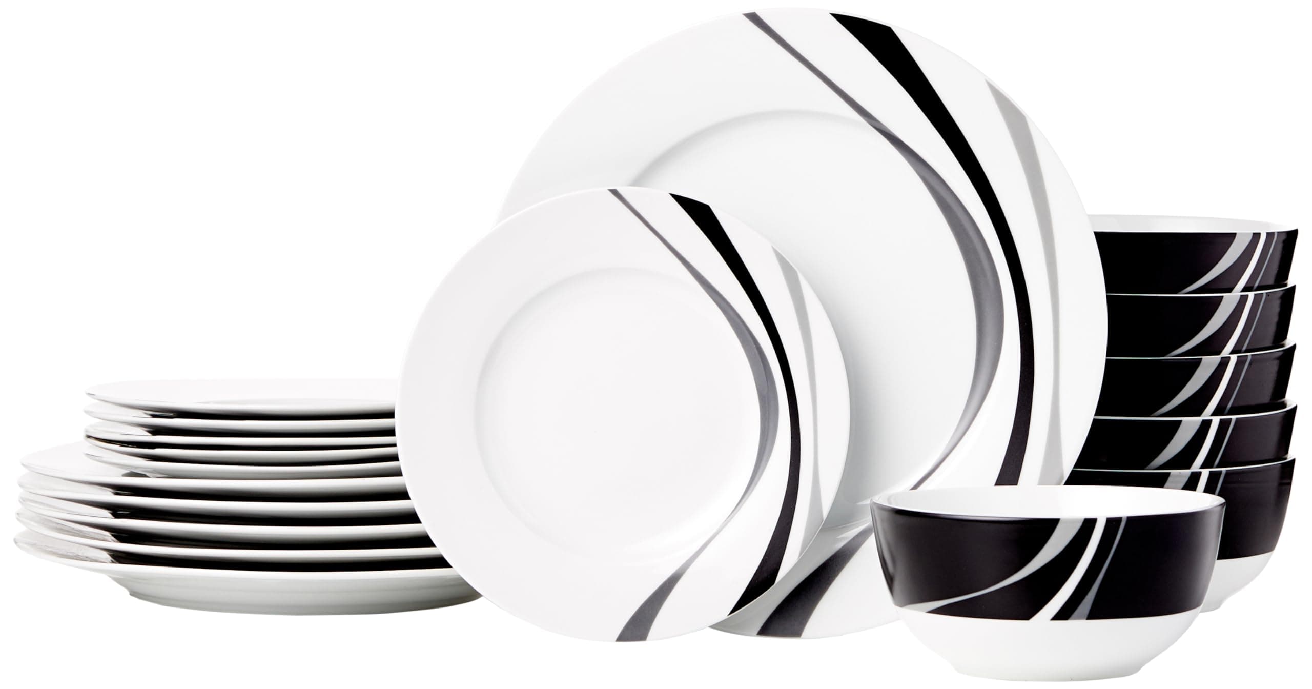 Bruntmor 8-Piece Matte Glaze Appetizer Plate Set