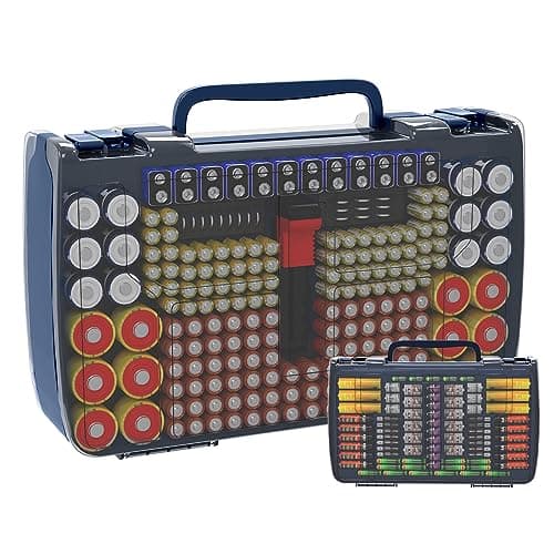 Aptbyte Battery Organizer Storage Case with Tester
