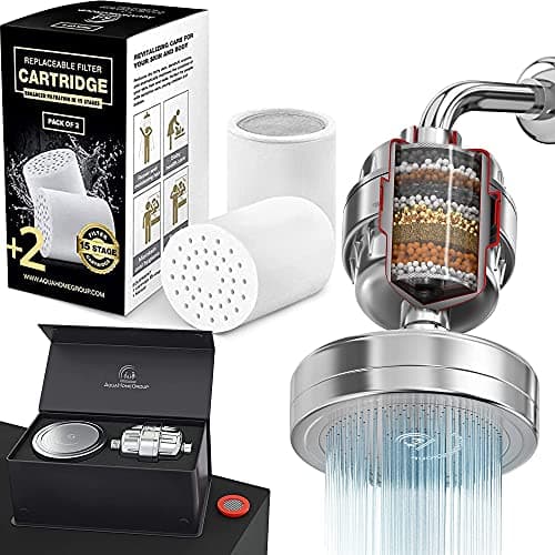 AquaHomeGroup 15-Stage Luxury Filtered Shower Head