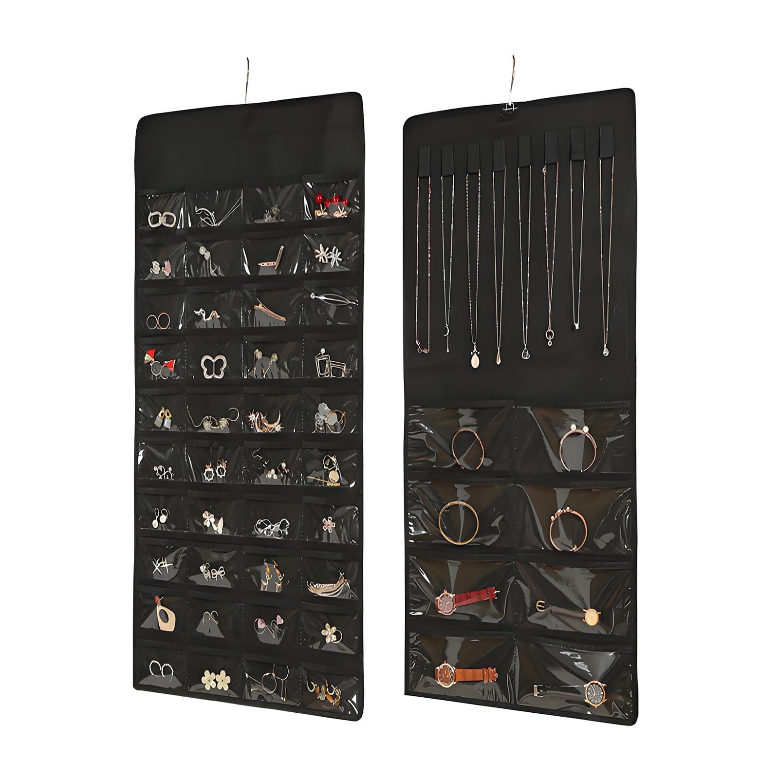 Hanging Closet Cubbies with Side-Zip Drawer