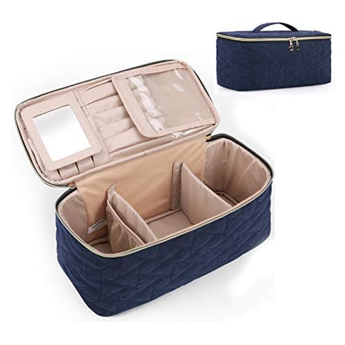 BAGSMART Makeup Bag Large Travel Cosmetic Organizer