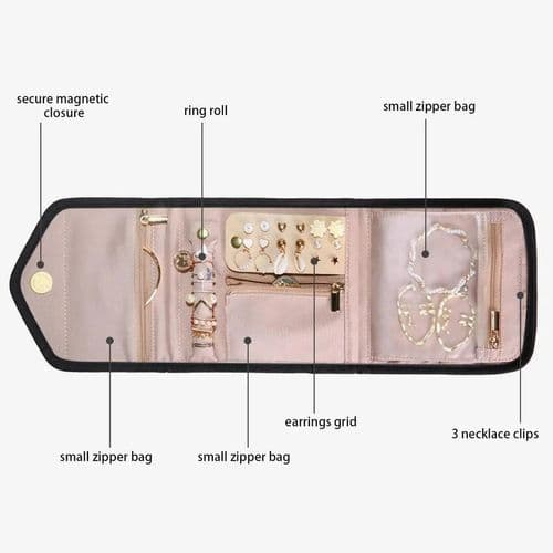 BAGSMART Travel Jewelry Organizer