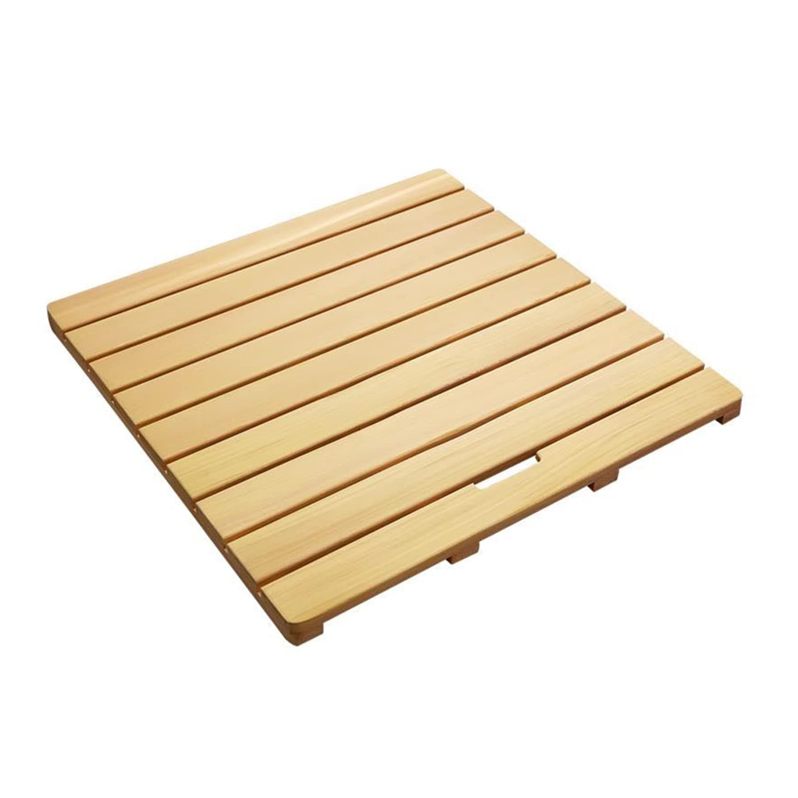 Bamboo Bath Mat Foldable Non-Slip