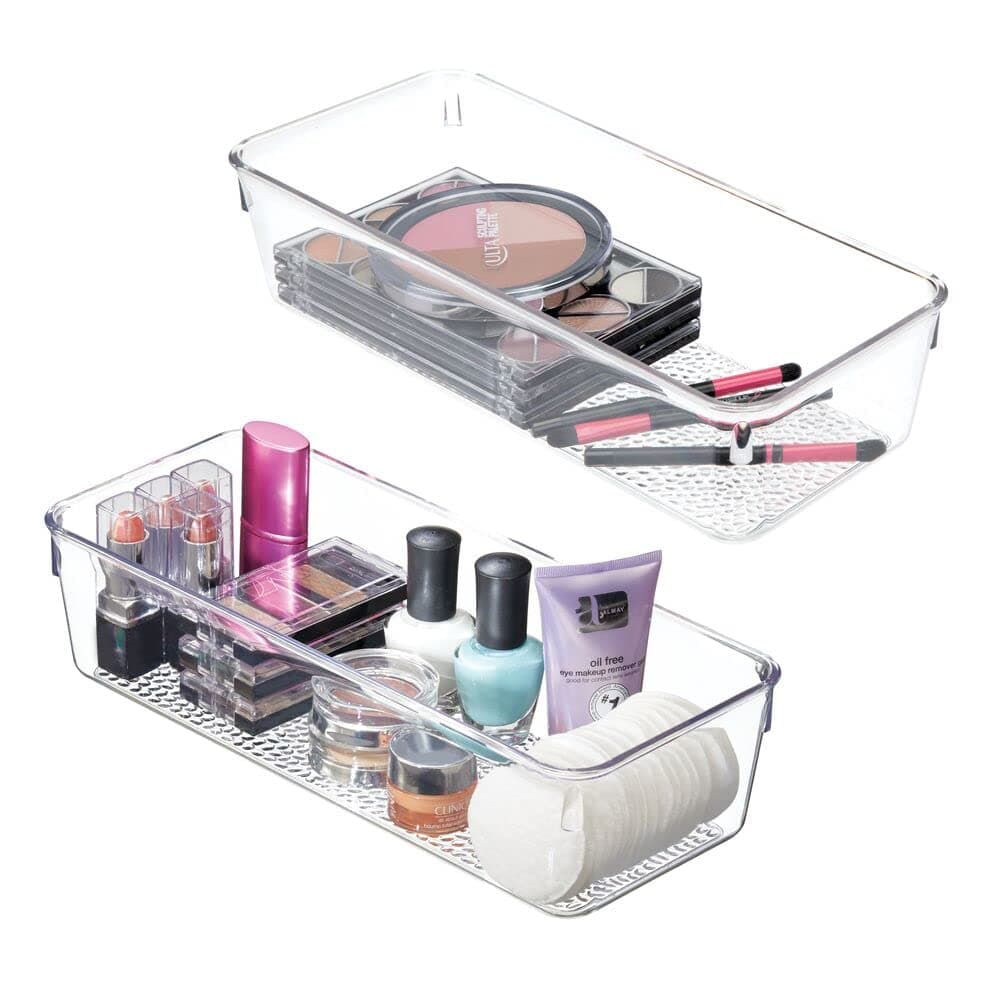 Bamboo Bathroom Drawer Divider Bins