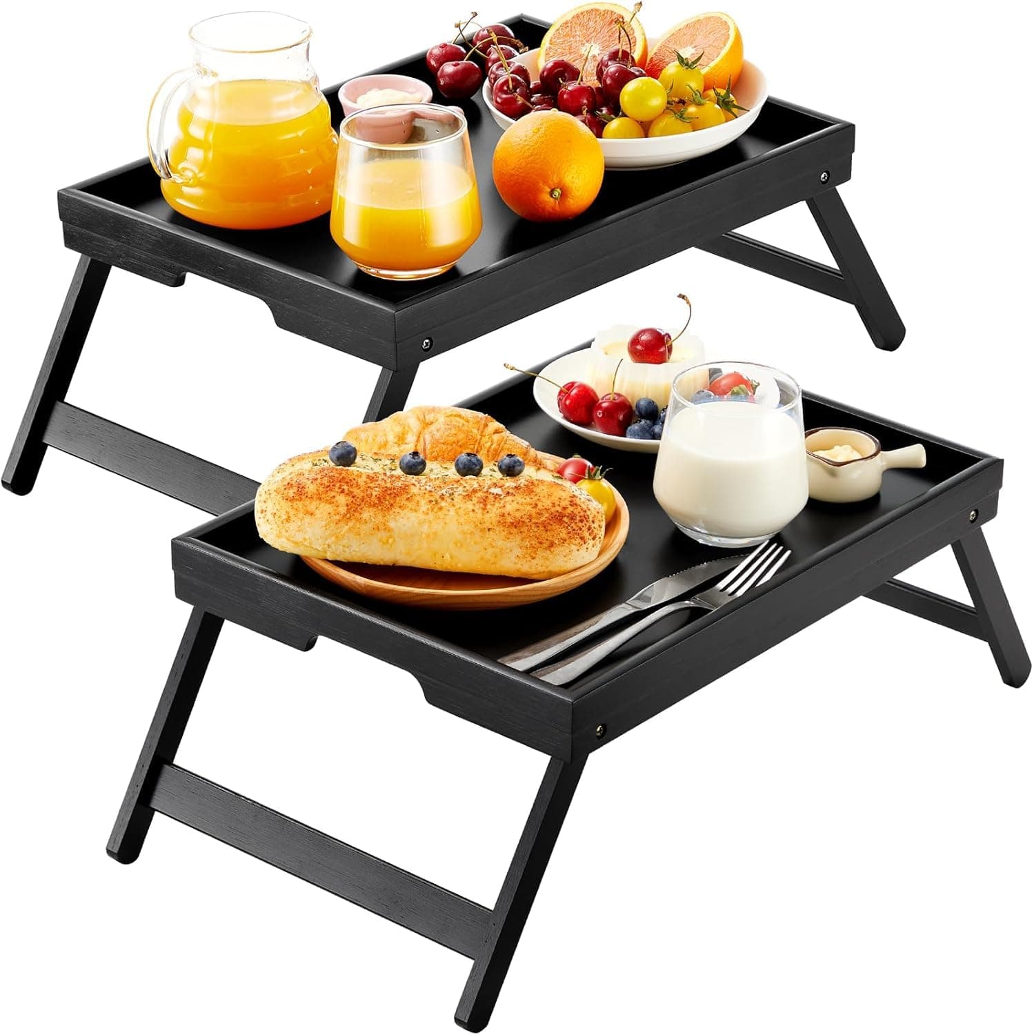 Bamboo Breakfast Tray Table Extra Large
