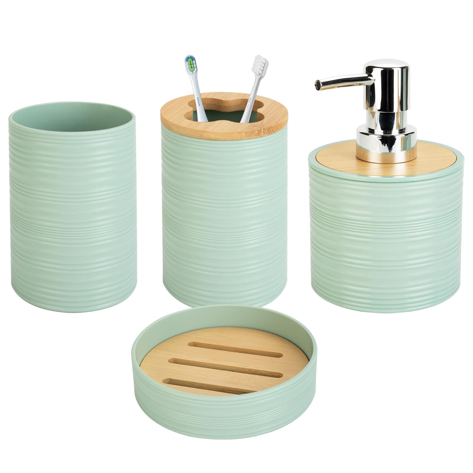 Bamboo Toothbrush Holder