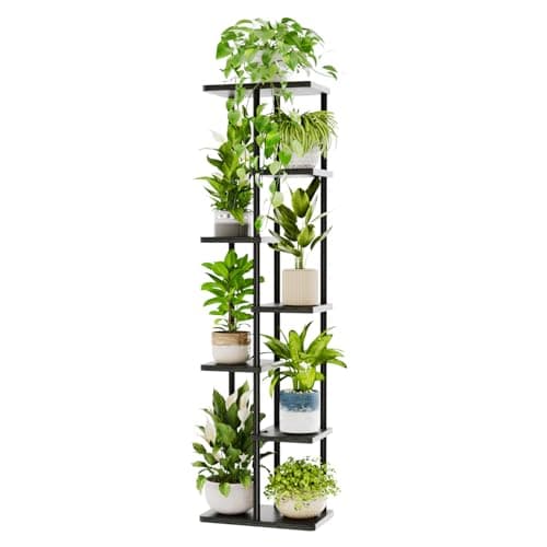 Bamworld 4 Tier Metal Corner Plant Stand