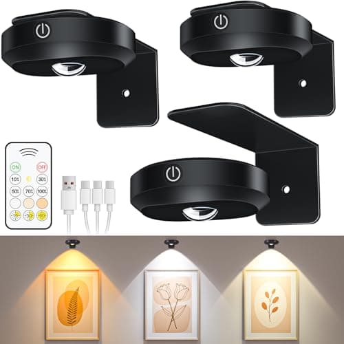 Battery Operated Picture Light Frame Art LED