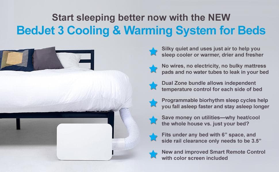 Bed Fan Under-Sheet Cooling System