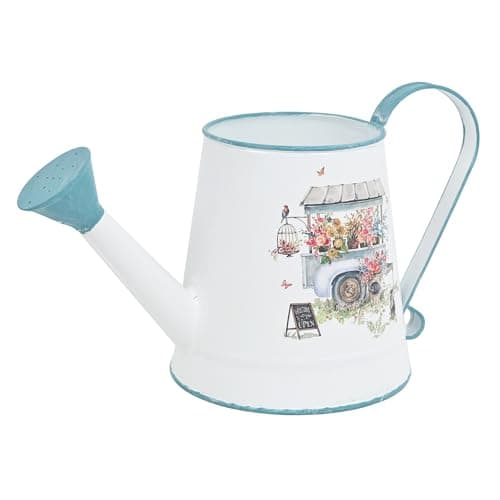 Z2 BellaDecor Small Metal Watering Can White 1.5L