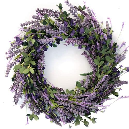 Bibelot 20-Inch Lavender Greenery Wreath