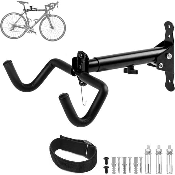Bike Wall Mount Hooks (2 Pack)