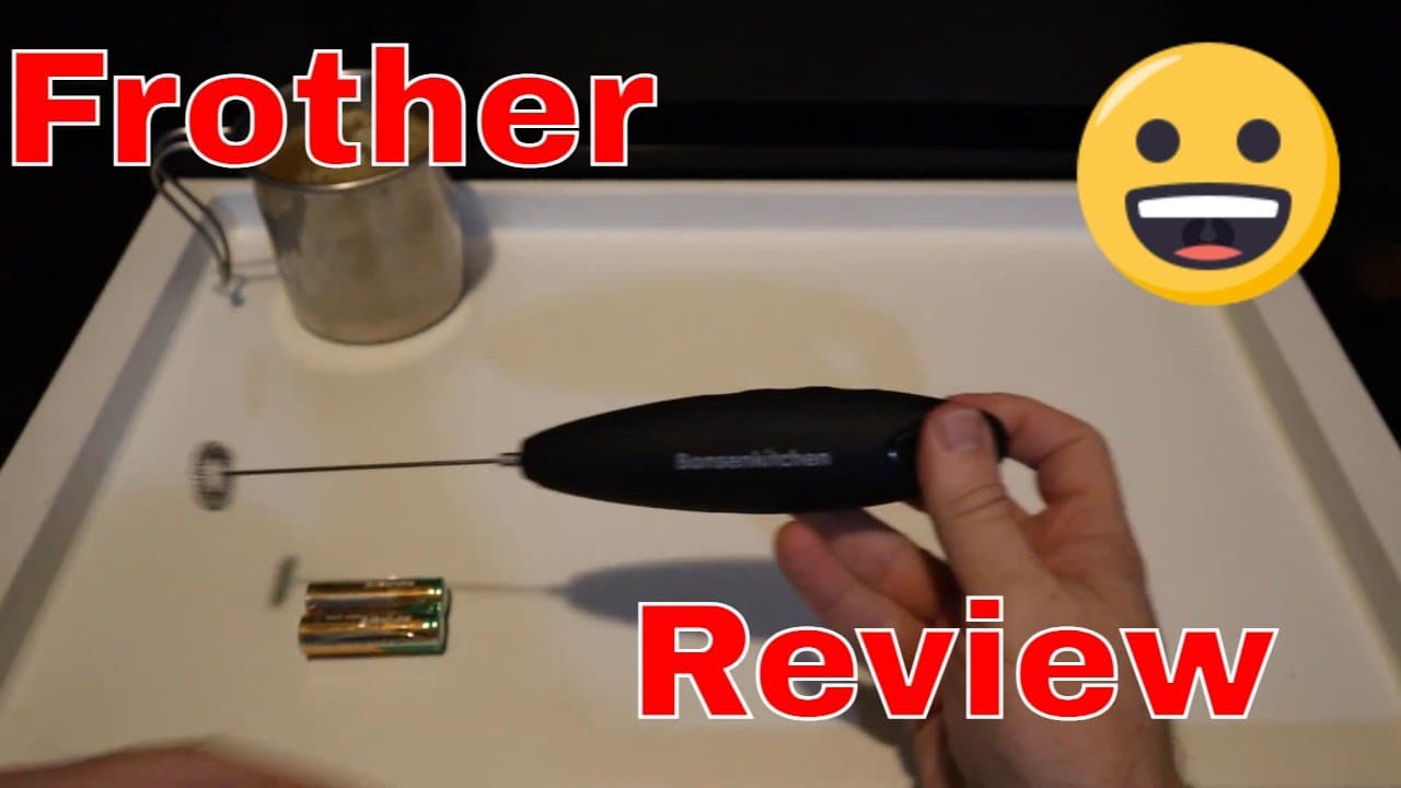 Bonsenkitchen Electric Milk Frother Wand