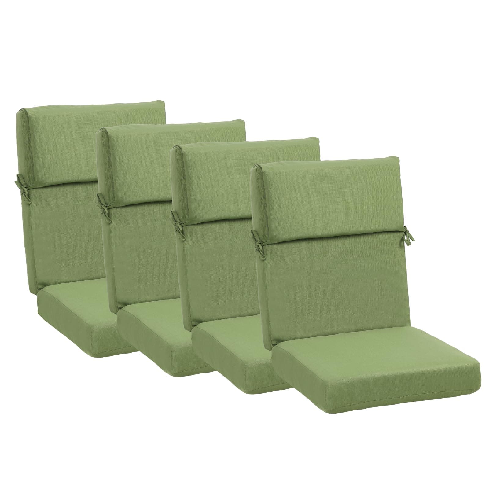 BPS 20x20 Outdoor Chair Cushions Set of 4 Fade-Resistant Olefin