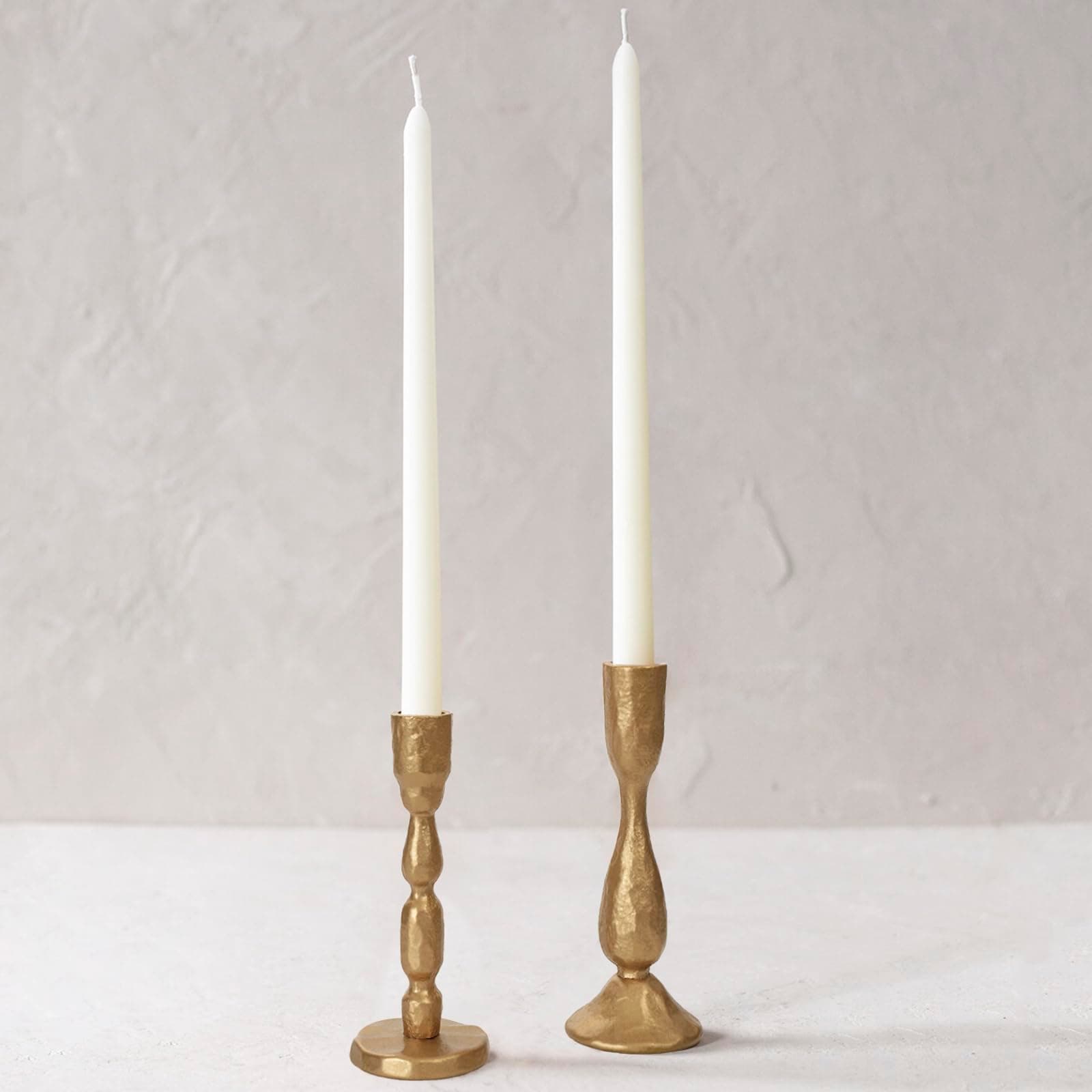 Solid Brass Taper Candle Holders Set of 2