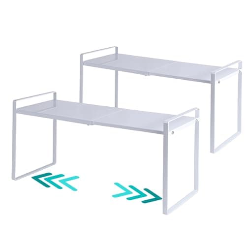 Expandable Metal Cabinet Shelf Riser
