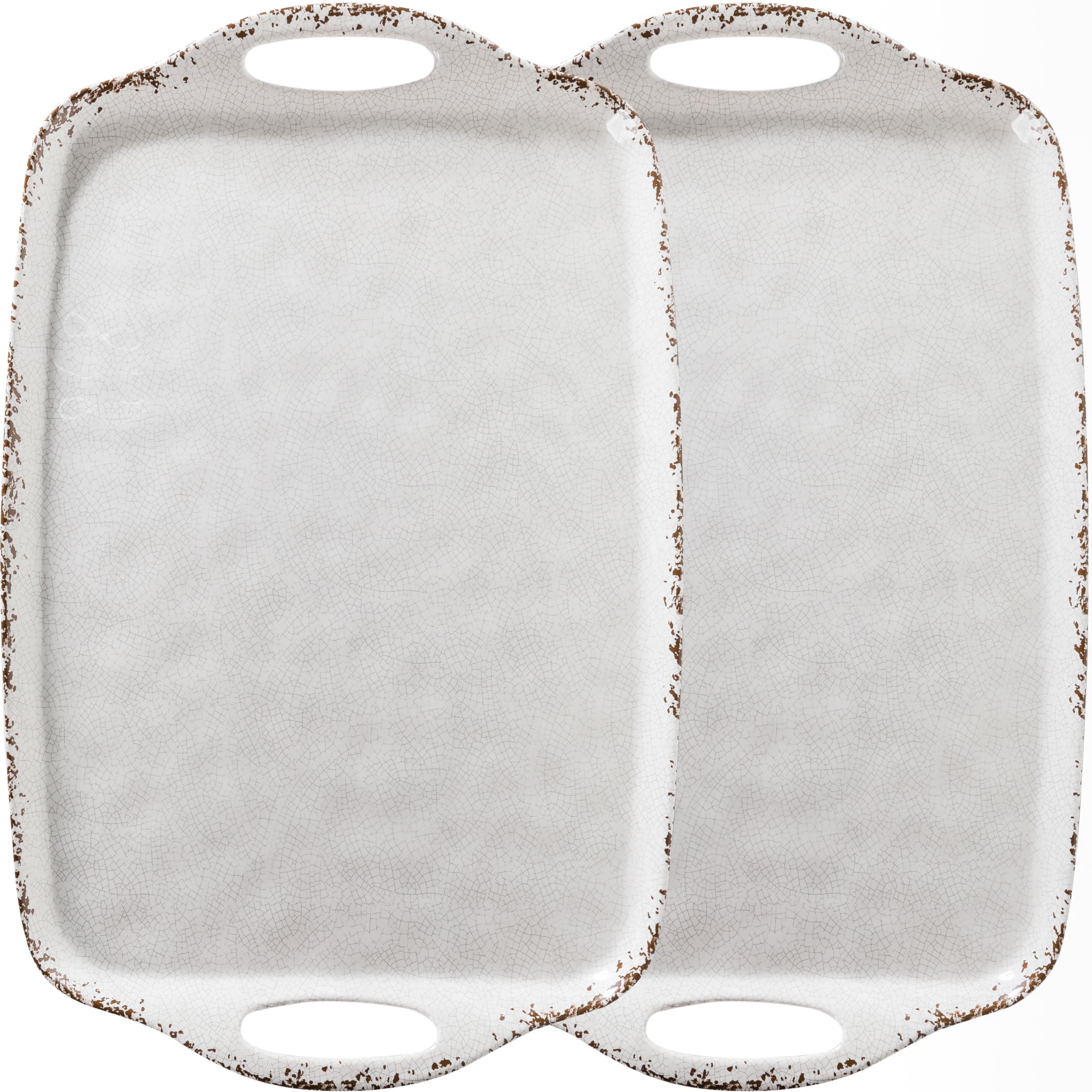 Reston Lloyd Calypso Melamine Ottoman Tray with Handles