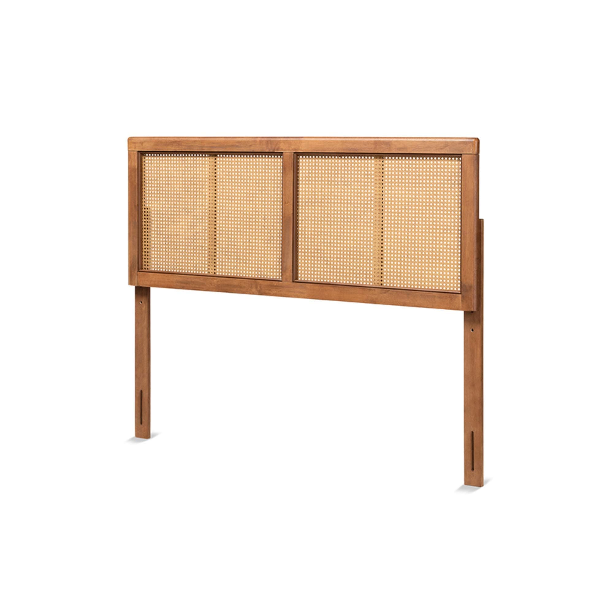 Two-Tone Cane Headboard Painted Frame