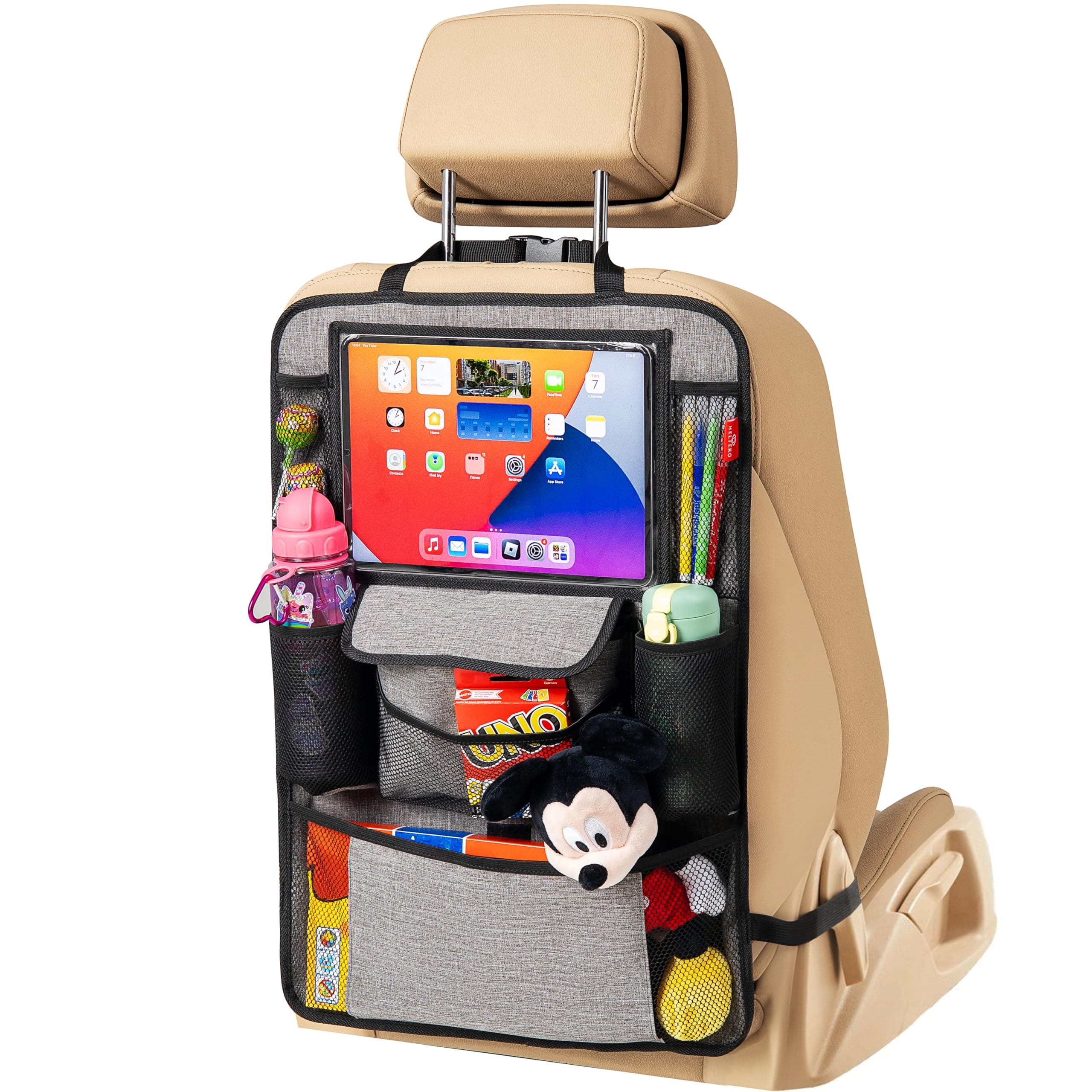 Car Back Seat Organizer with Tablet Holder