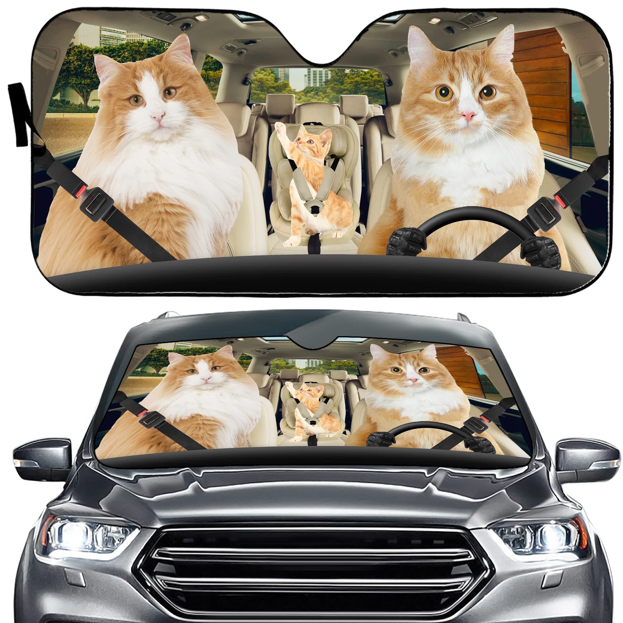 Foldable Windshield Sunshade