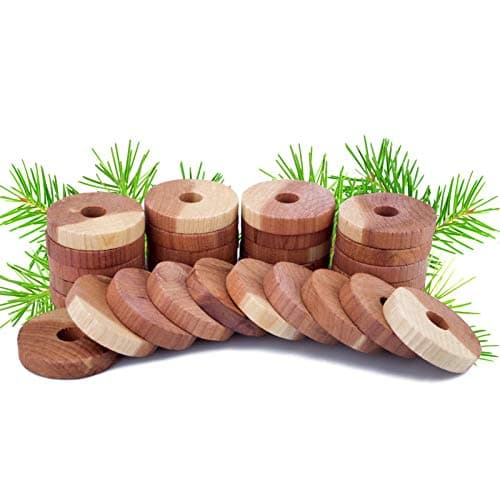 Cedar Rings for Closet Hangers