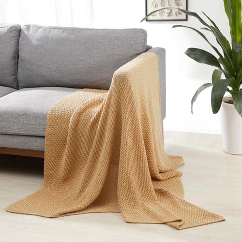 Chunky Knit Throw Blanket 50x60 inches