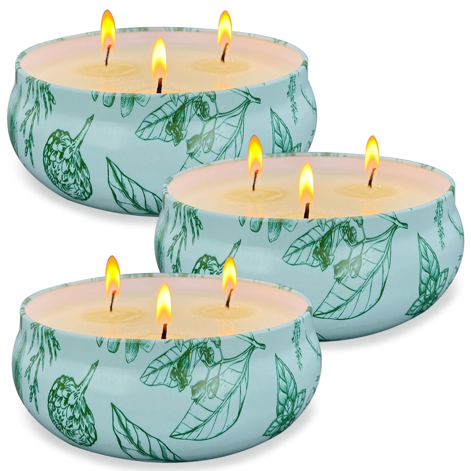 Citronella Soy Candle Set (3-Pack)
