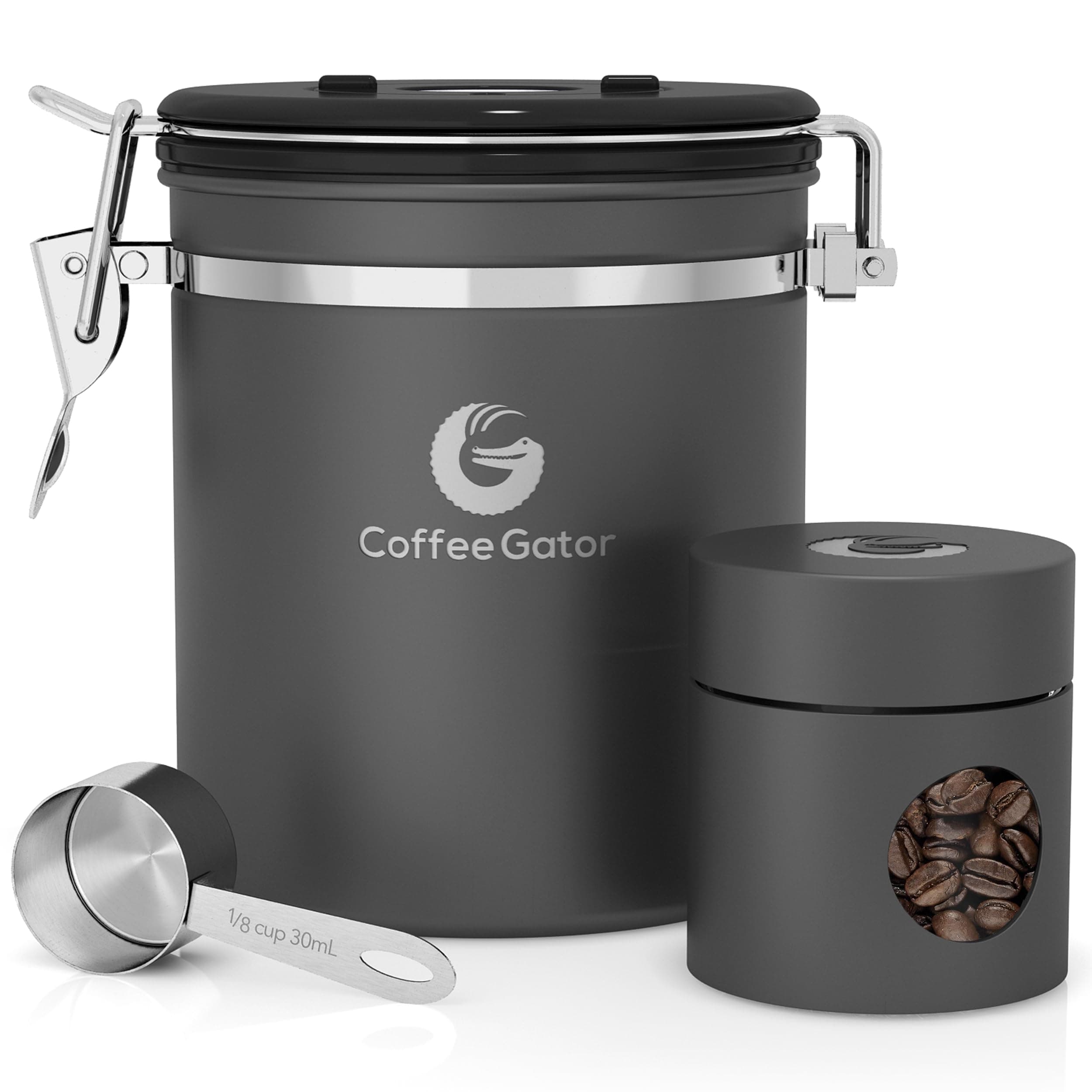 Airtight Coffee Canister with Scoop