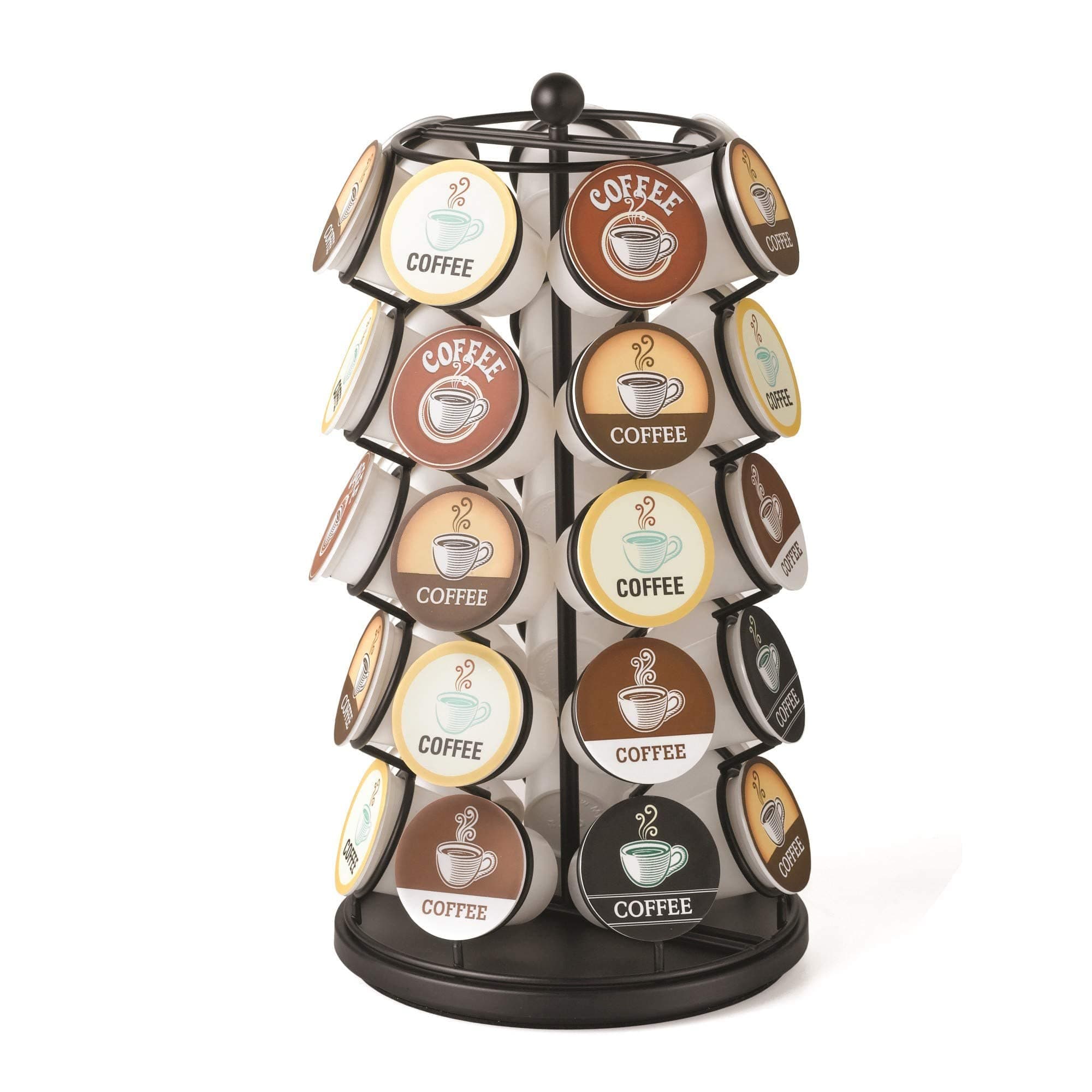 Coffee Mug Carousel Spinning Organizer