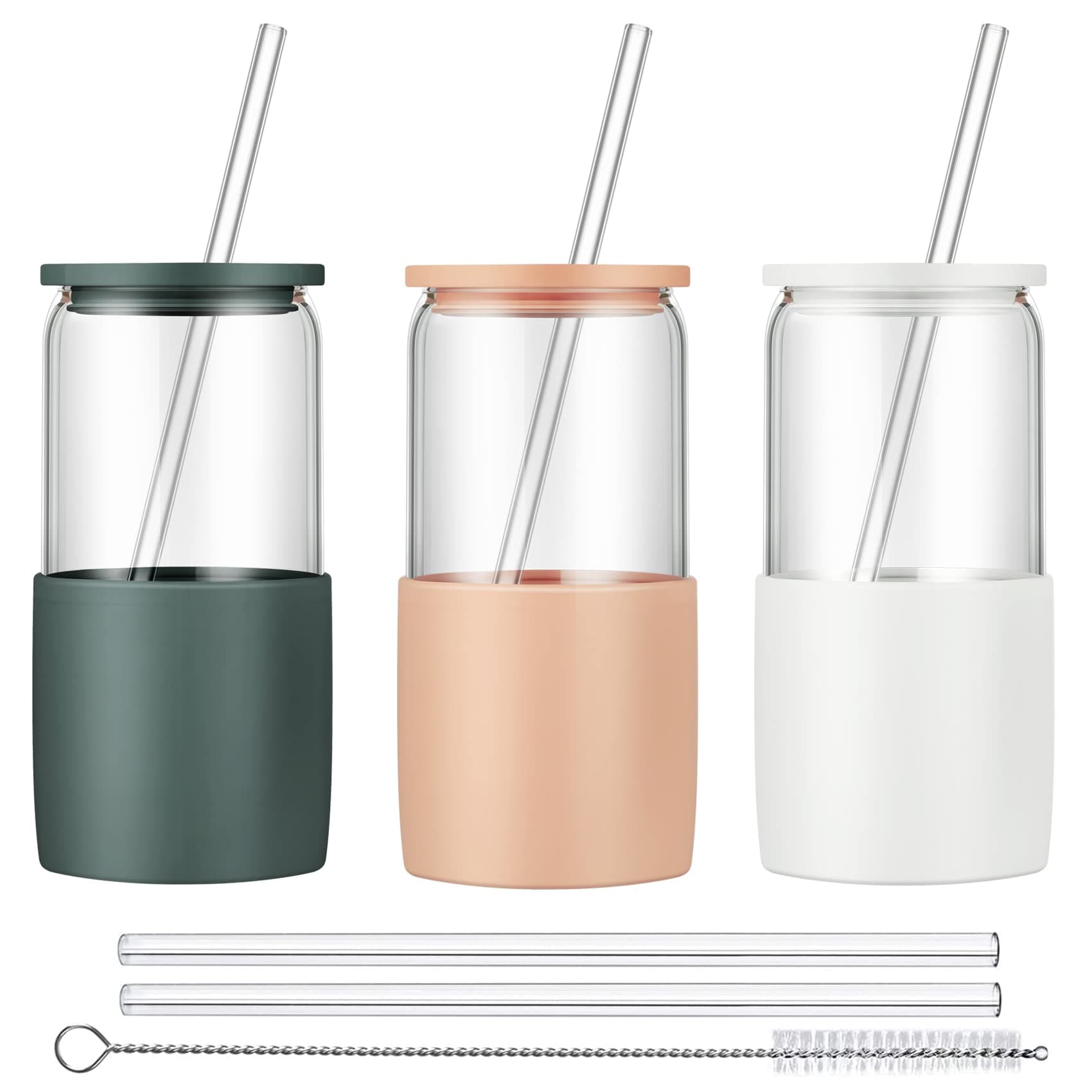 Colnic Iced Coffee Glass 15 oz Set
