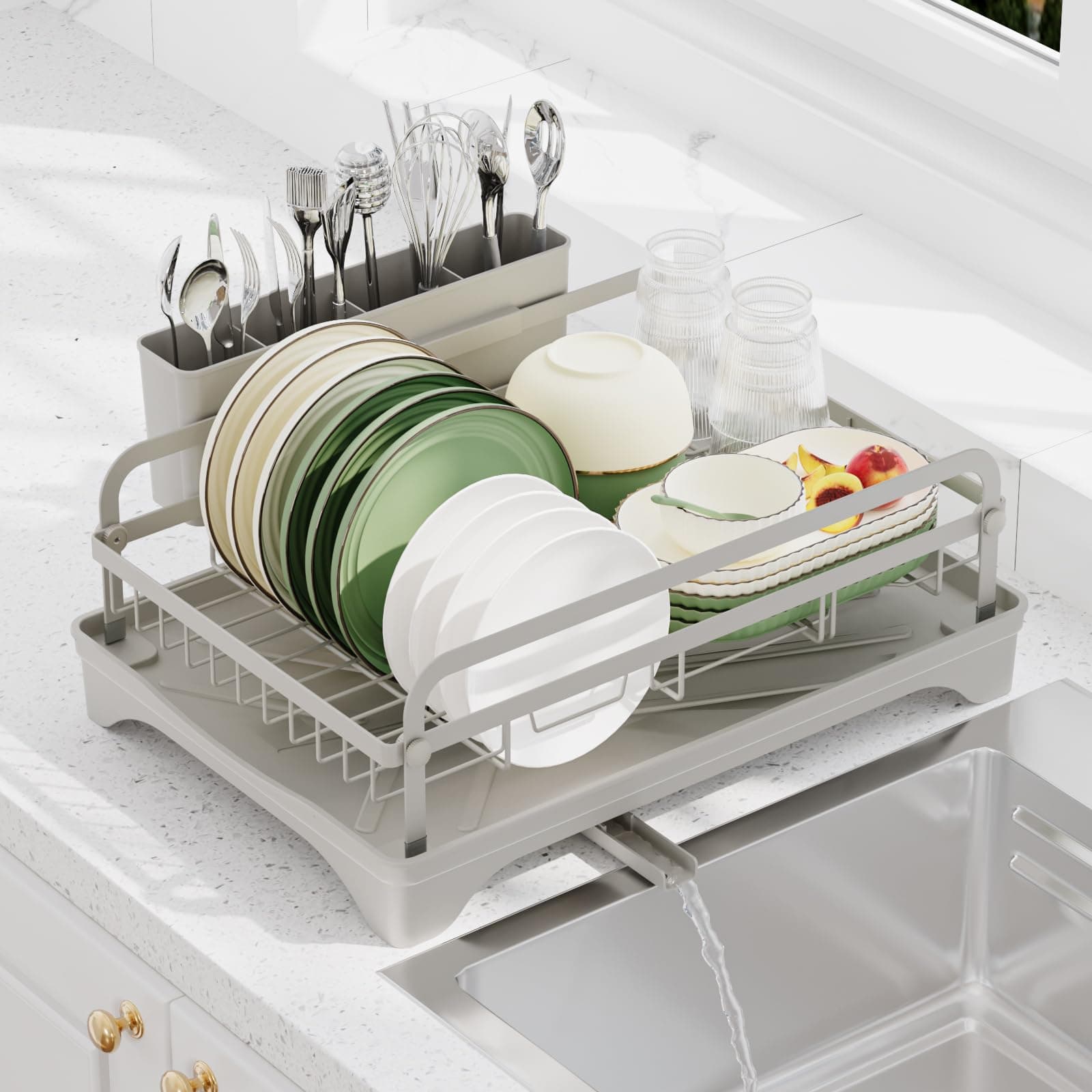 Compact Dish Drying Rack