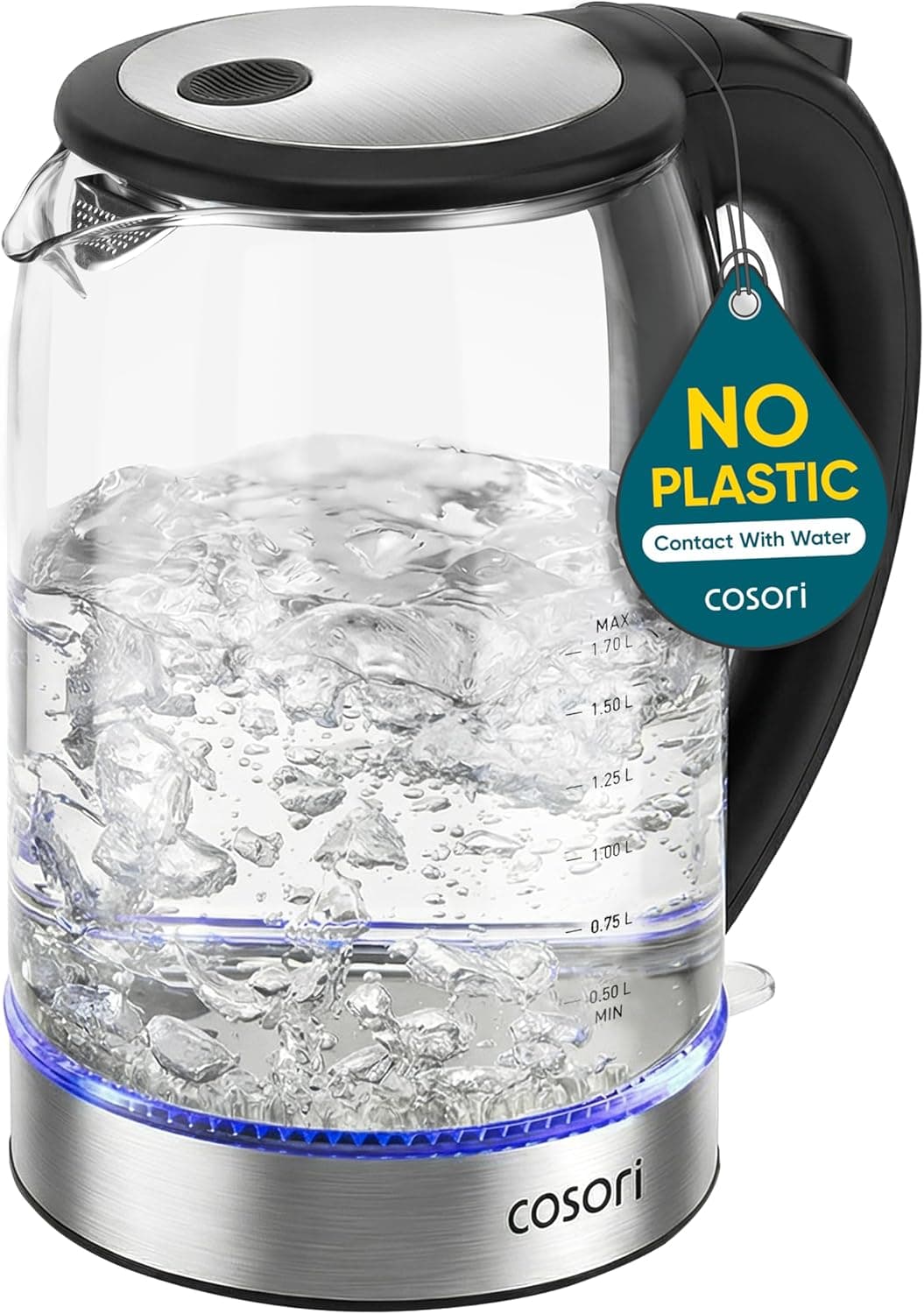 COSORI Borosilicate Glass Electric Kettle