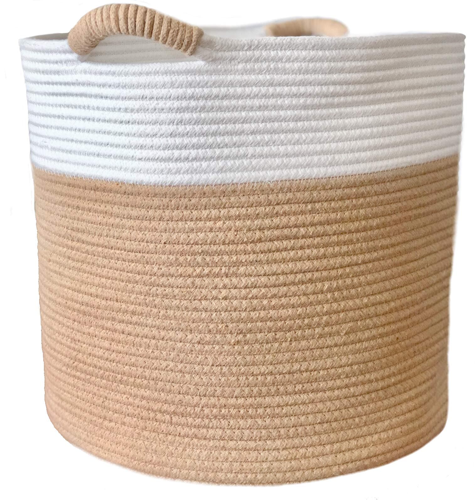 Large Cotton Rope Woven Storage Bin Bedroom