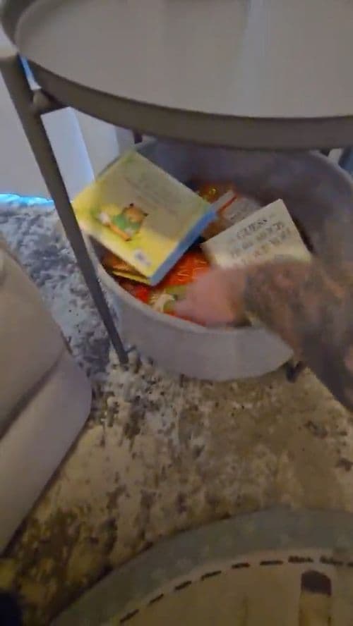 danpinera Gold Round Side Table