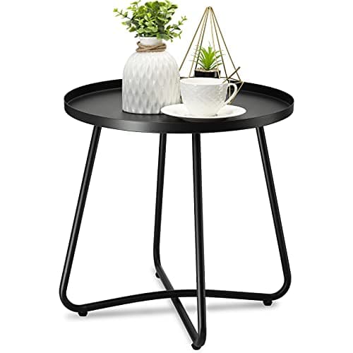 Small Round Outdoor Side Table