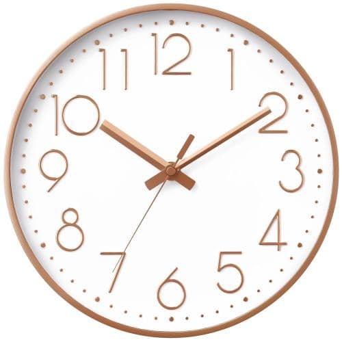 DAXSMY Large Decorative Wall Clock Non-Ticking