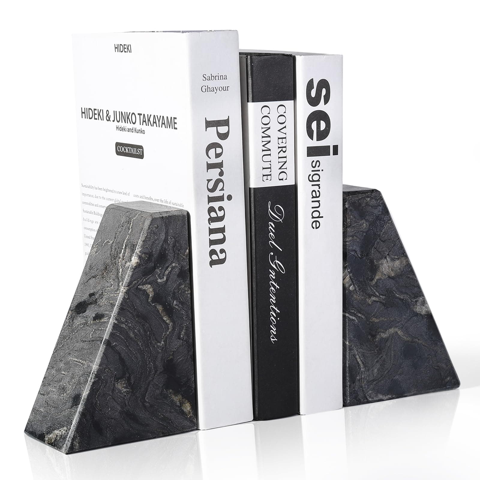 Decorative Bookends (Marble Look)