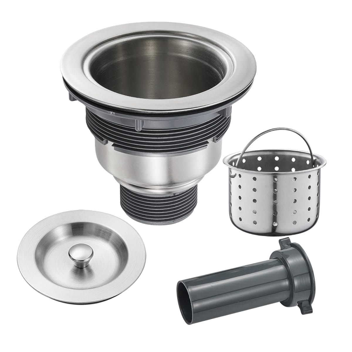 Deep Basket Kitchen Sink Strainer with Handle