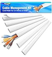 Delamu Cord Hider Wall Raceway Kit 157 inches