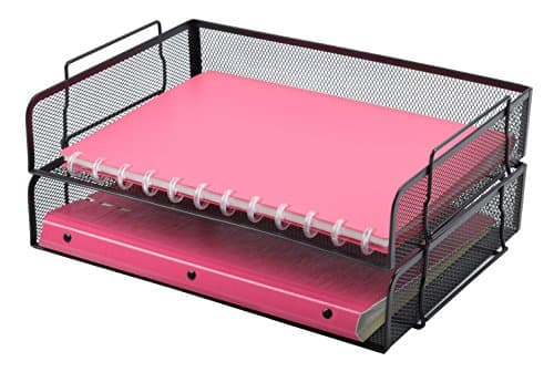 Easepres Stackable Document Organizer - 5 Tier White