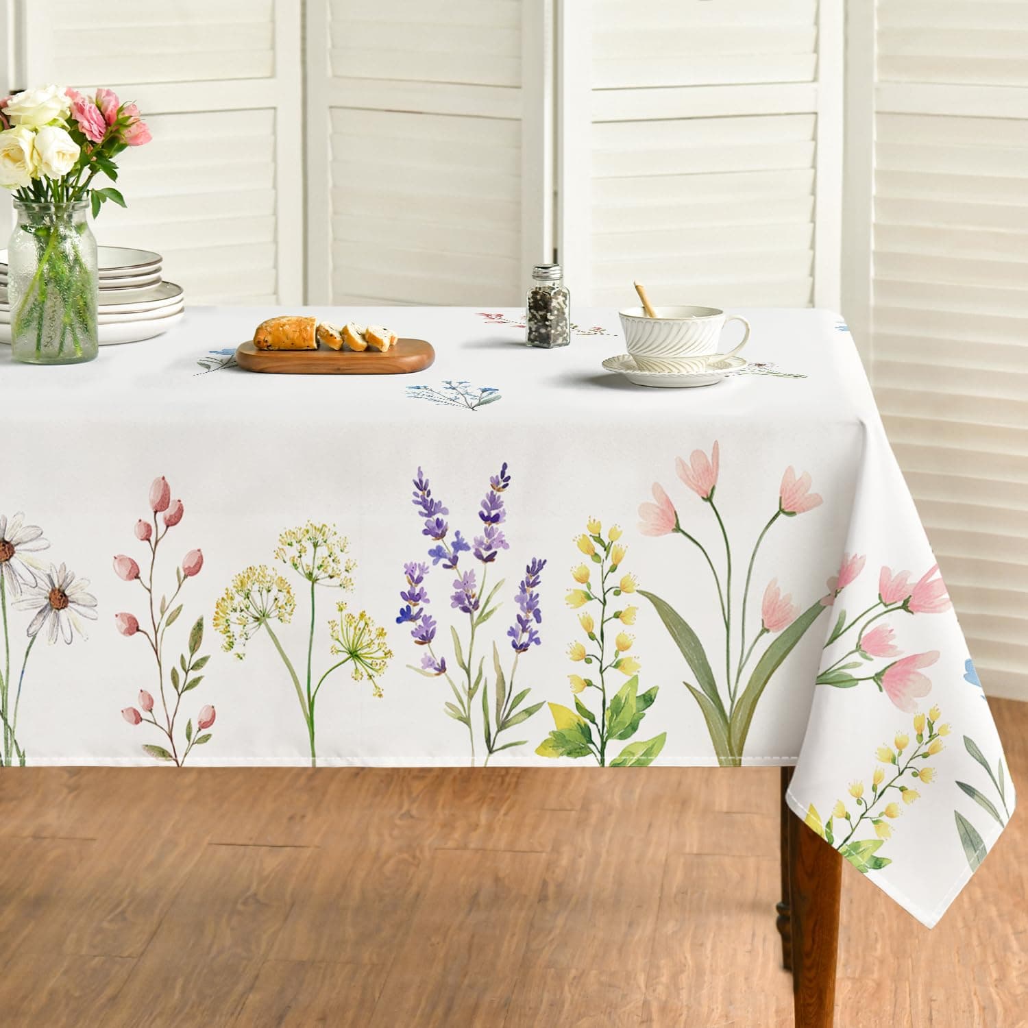 Creative Linens Easter Tablecloth Spring Floral