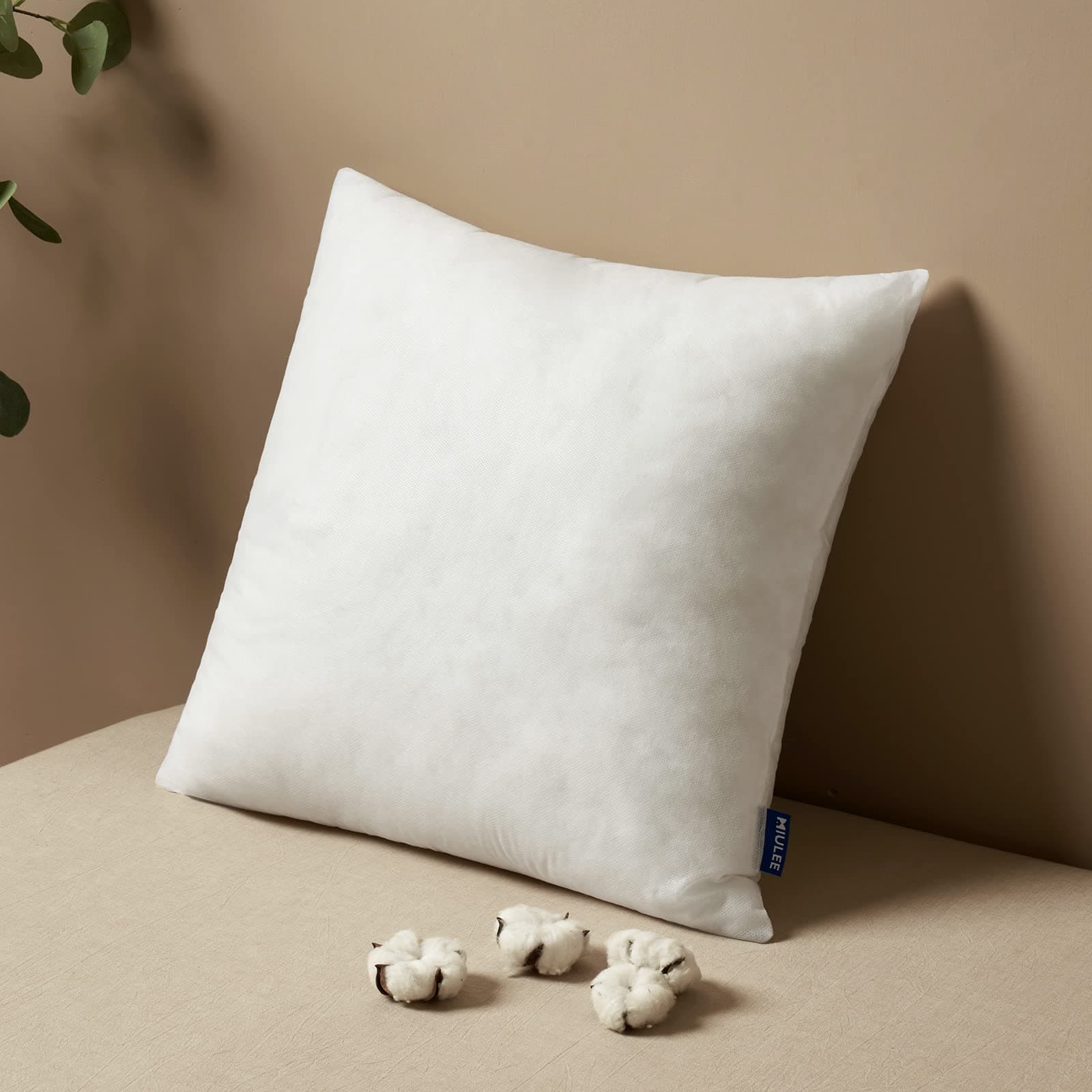 EDOW Throw Pillow Inserts Set of 2 Down Alternative