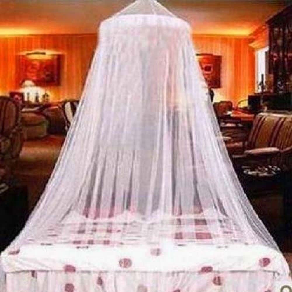 Elegant Mosquito Net Bed Canopy Set Twin Full White